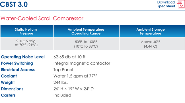 CBST 3.0 Water-Cooled Info